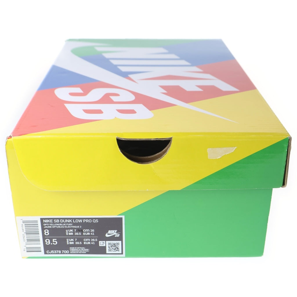 NIKE(ナイキ) ×Grateful Dead DUNK LOW Yellow Bear CJ5378-700 ダンク グレイトフルデッド ローカットスニーカー イエロー US8/26.0cm