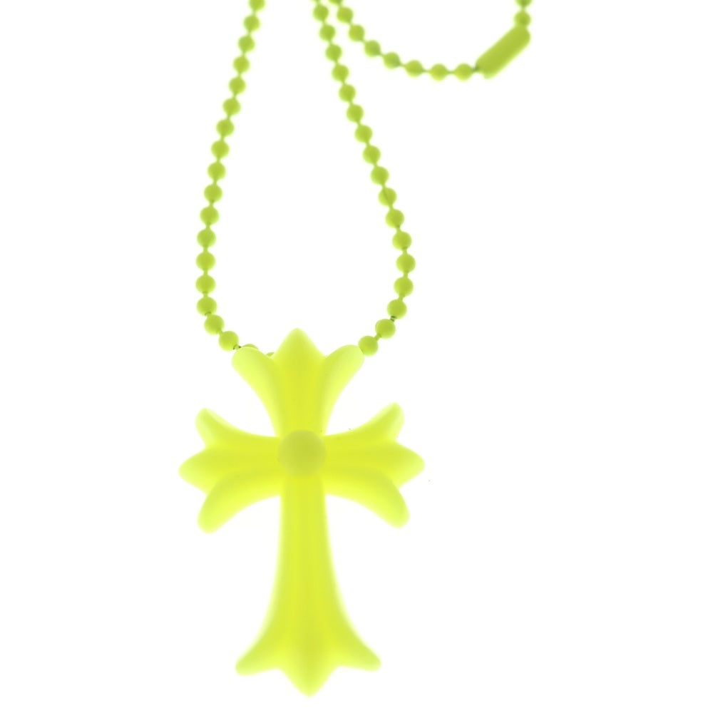 CHROME HEARTS(クロムハーツ) FNO RUBBER CH CRS SML スモールCHクロス ラバーネックレス シリコン イエロー BCA306