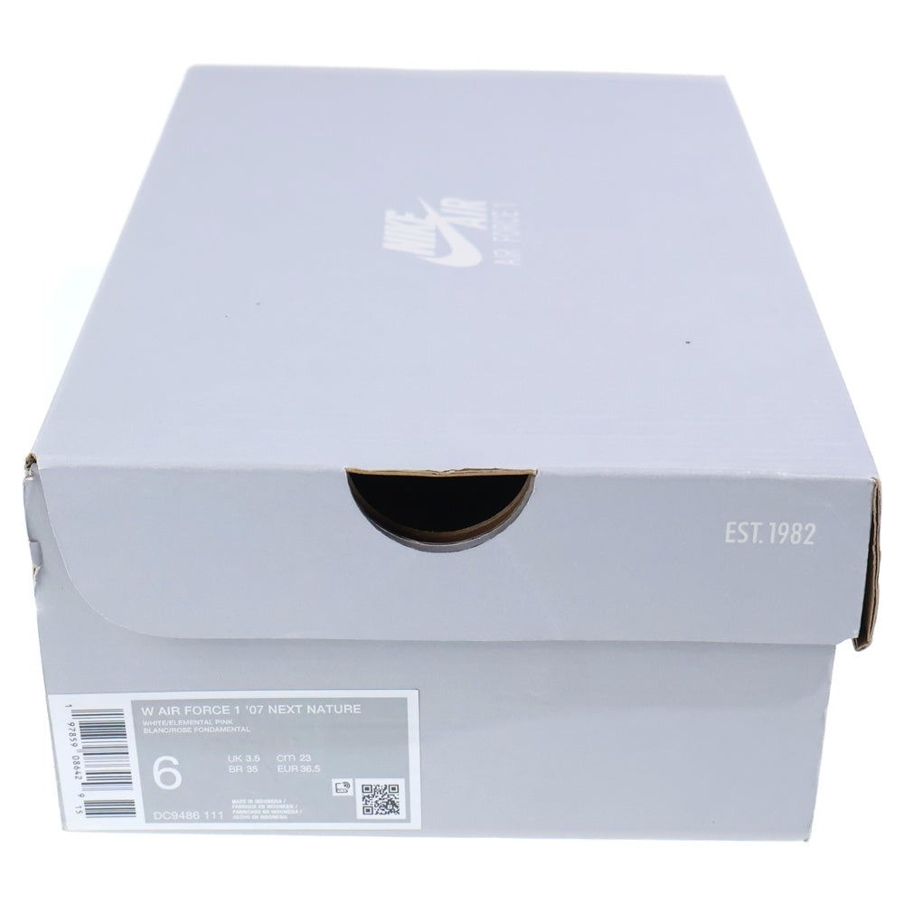 NIKE(ナイキ) WOMENS AIR FORCE 1 '07 NEXT NATURE エアフォース1 '07 ネクストネイチャー ローカットスニーカー レディース ホワイト/ピンク US6/23cm