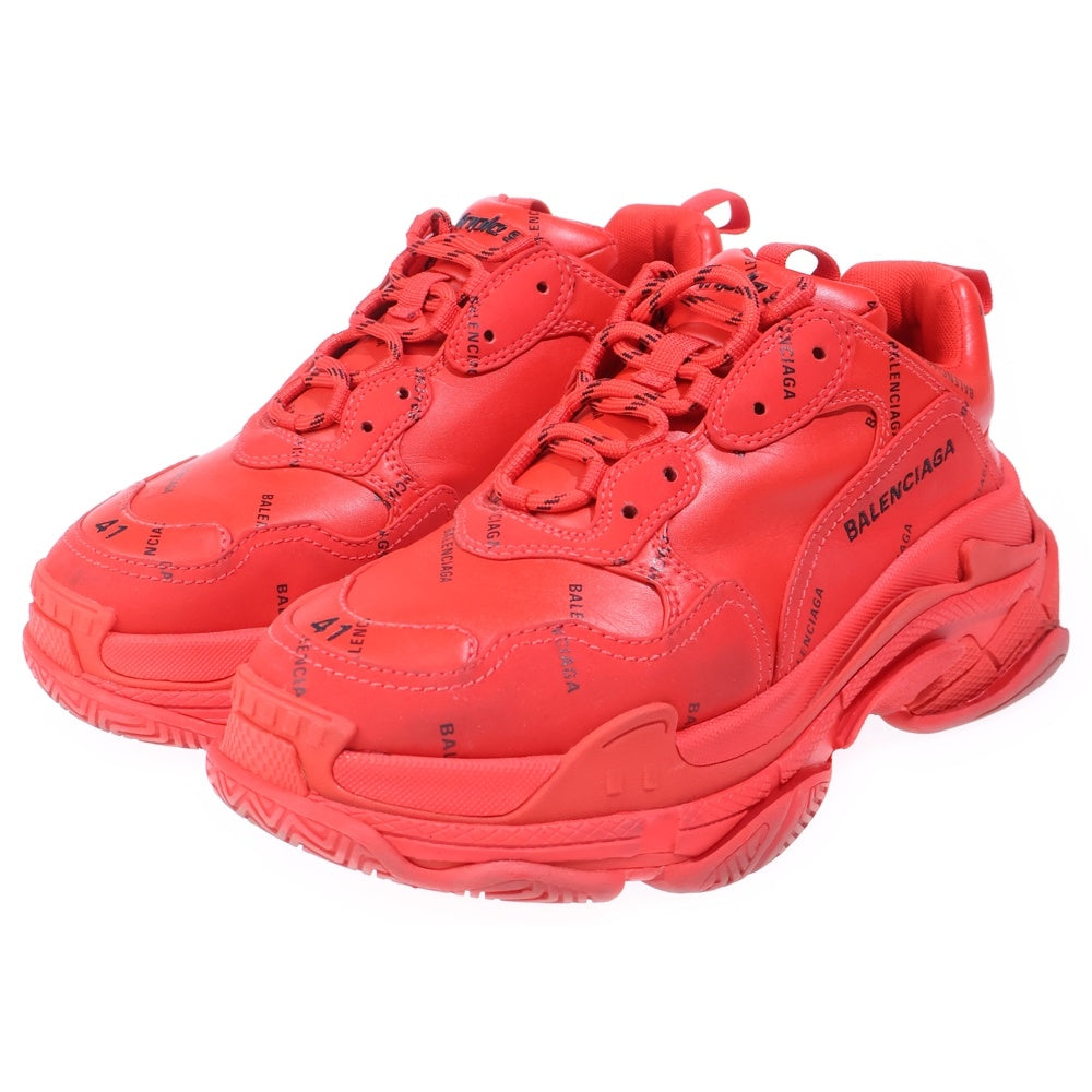 BALENCIAGA(バレンシアガ) TRIPLE S TRAINERS トリプルエス トレイナーズ ローカットスニーカー レッド 536737