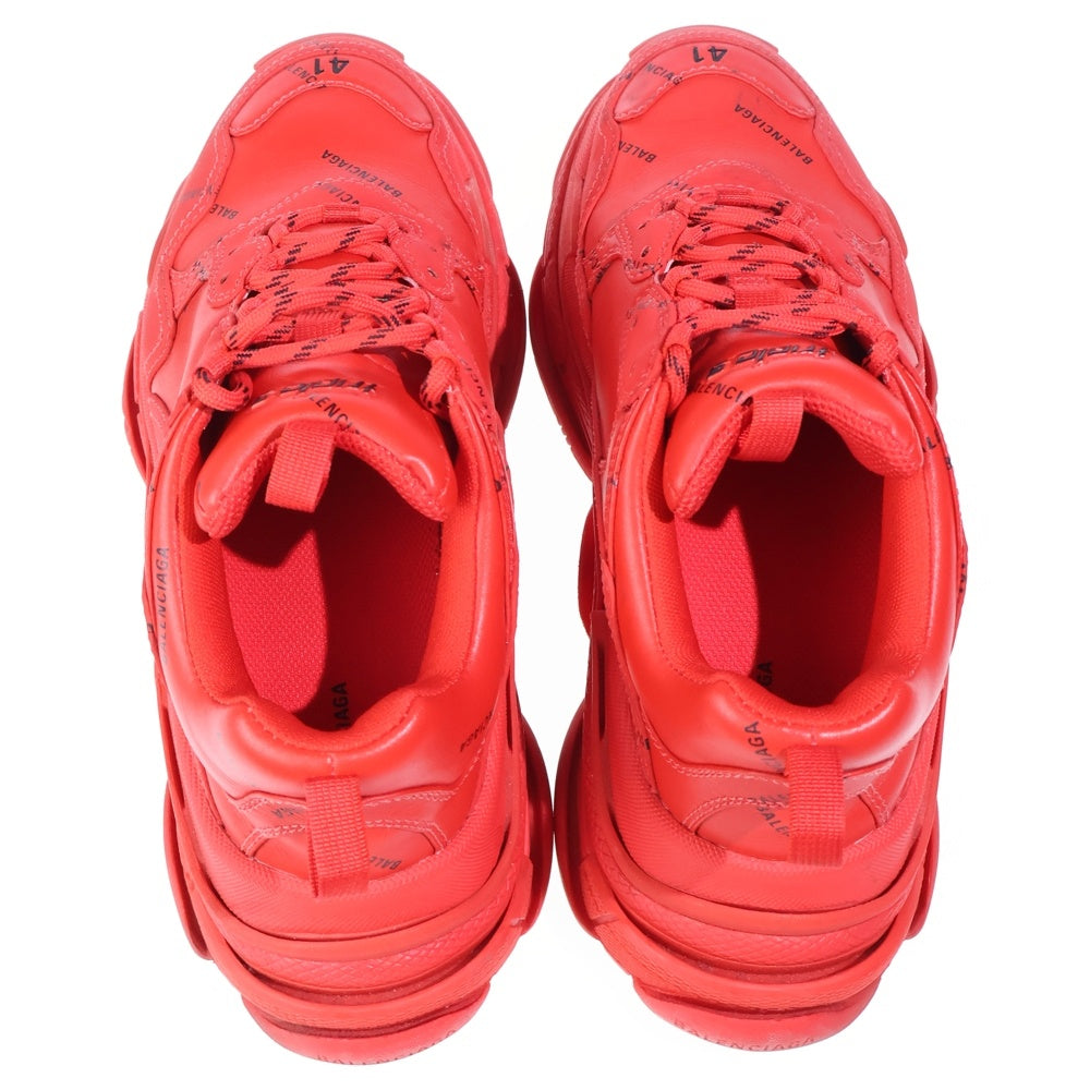 BALENCIAGA(バレンシアガ) TRIPLE S TRAINERS トリプルエス トレイナーズ ローカットスニーカー レッド 536737