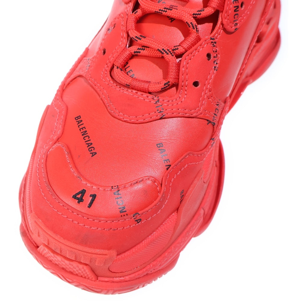 BALENCIAGA(バレンシアガ) TRIPLE S TRAINERS トリプルエス トレイナーズ ローカットスニーカー レッド 536737