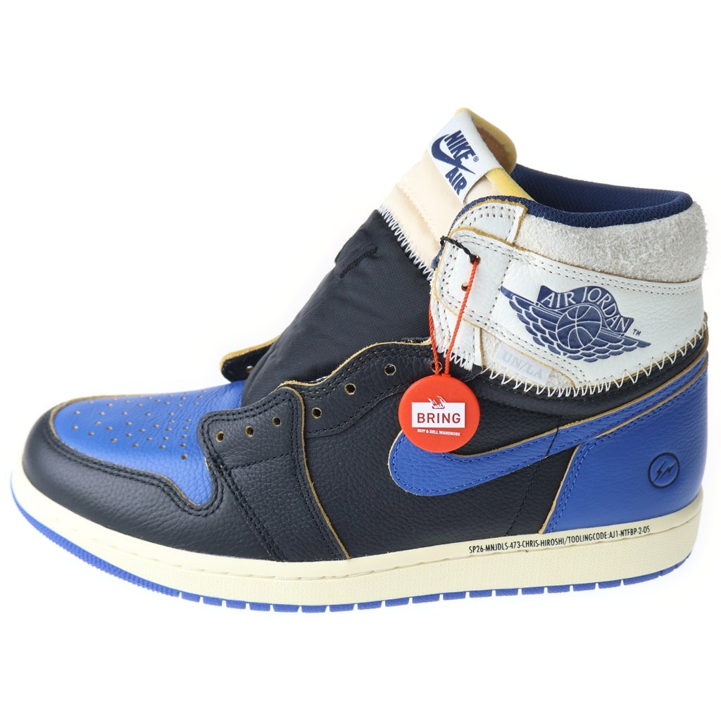 NIKE(ナイキ) ×fragment design ×UNION AIR JORDAN 1 High OG Sport Royal IO7847-001 エアジョーダン1 ハイ スポーツロイヤル ハイカットスニーカー