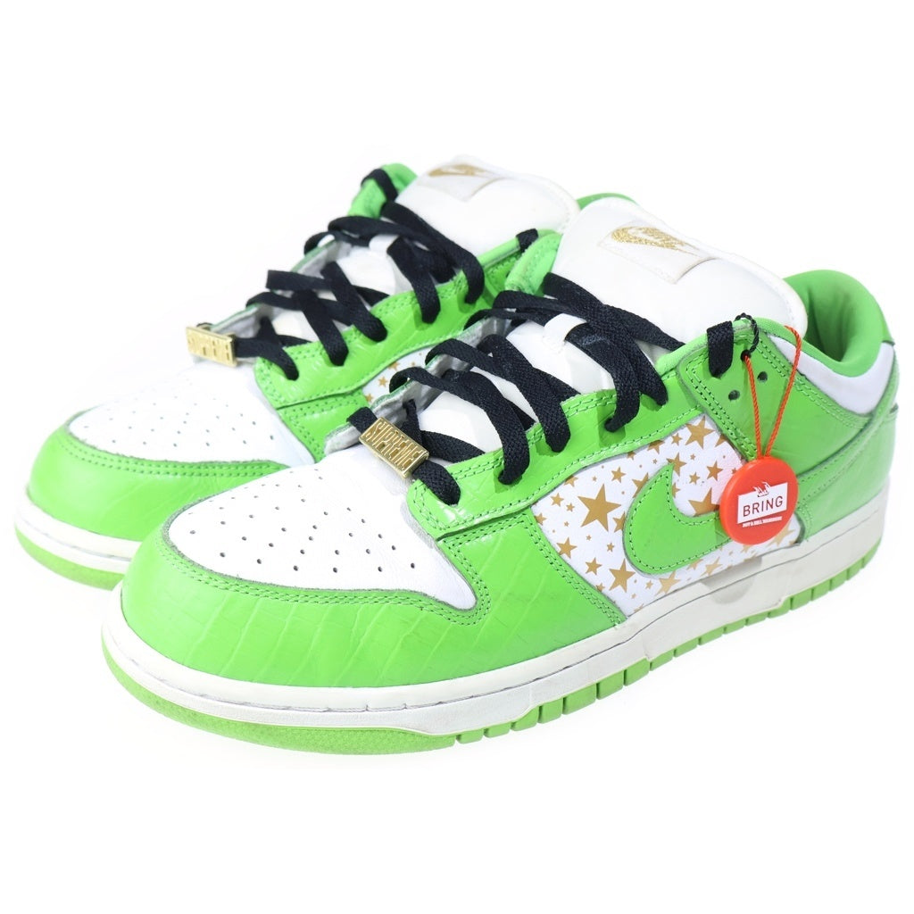 NIKE(ナイキ) ×SUPREME DUNK LOW OG DH3228-101 シュプリーム ダンク ローカットスニーカー グリーン US10.5/28.5cm