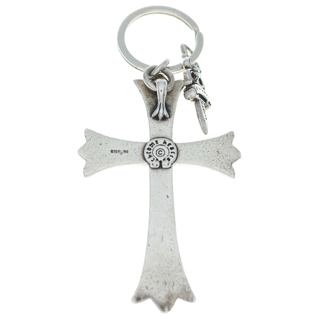 CHROME HEARTS(クロムハーツ) CH CRS LG&No5 DGGR ラージクロス #5ダガーキーリング シルバー