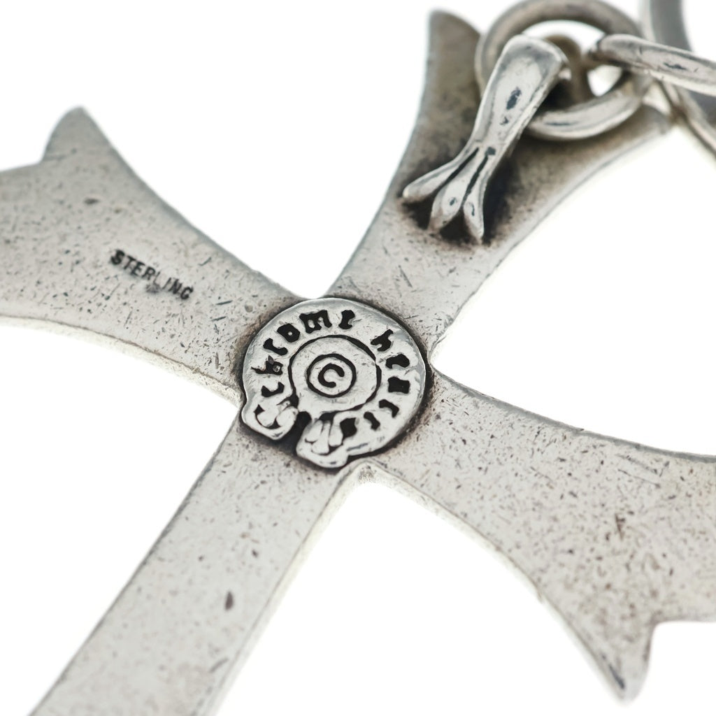 CHROME HEARTS(クロムハーツ) CH CRS LG&No5 DGGR ラージクロス #5ダガーキーリング シルバー