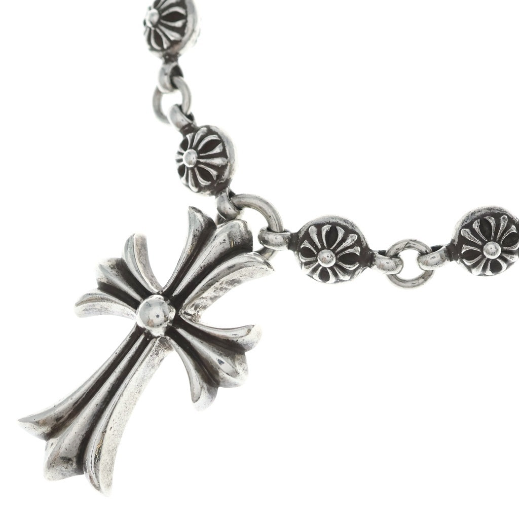 CHROME HEARTS(クロムハーツ) #1 CRSBL CHN SML CH CRS クロスボールチェーン スモールCHクロス ネックレス シルバー BCA193