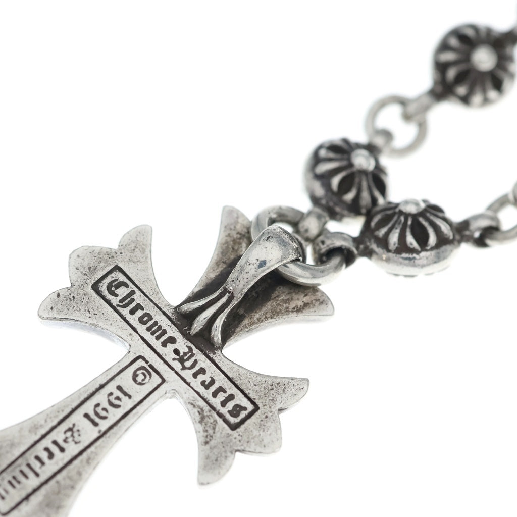 CHROME HEARTS(クロムハーツ) #1 CRSBL CHN SML CH CRS クロスボールチェーン スモールCHクロス ネックレス シルバー BCA193