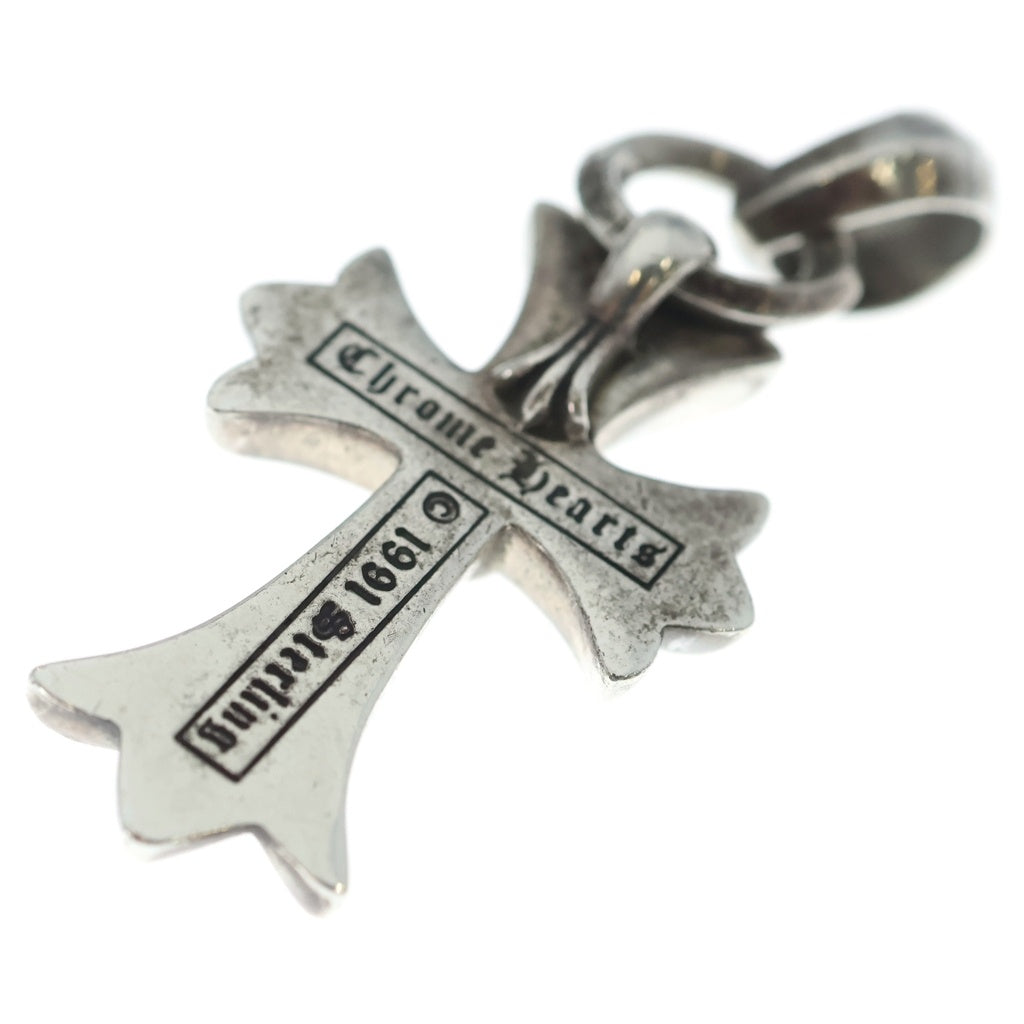 CHROME HEARTS(クロムハーツ) CH CRS SML W/BALE Wベイル スモールCHクロス ペンダントトップ シルバー BCA218