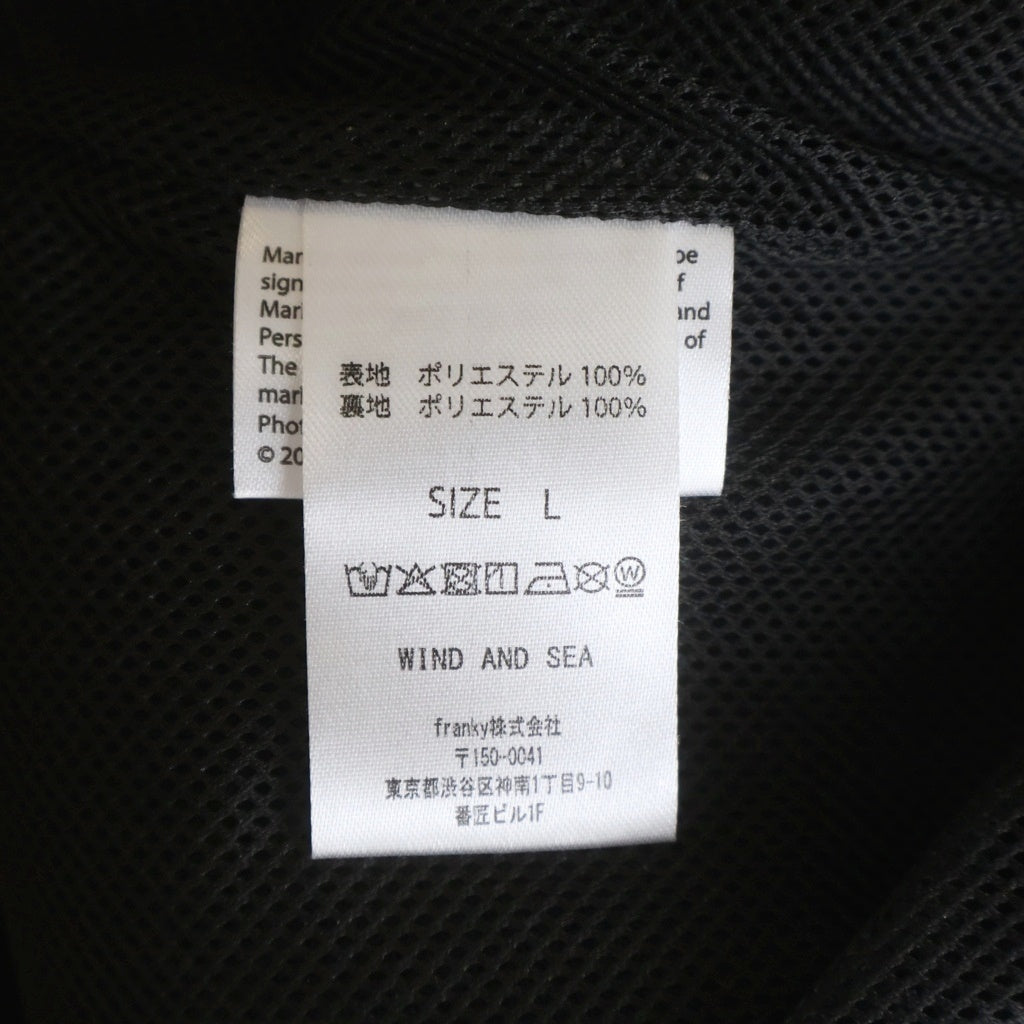 WIND AND SEA(ウィンダンシー) MARILYN MONROE WDS BOA JACKET マリリンモンロー ボアジャケット フリースジップアップブルゾン ブラック WDS-C-MRM-26-Q1-JK-02