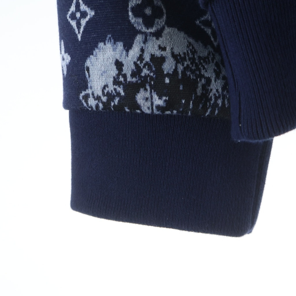 LOUIS VUITTON(ルイヴィトン) 26SS 新年限定 モノグラム ジャカード ジップアップ フーディー ネイビー RM261MM CV5 HUY24W