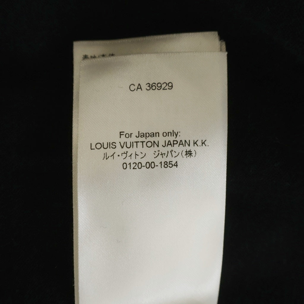 LOUIS VUITTON(ルイヴィトン) 25AW モノグラムジャガード シグネチャー コットン クルーネック 半袖Tシャツ カットソー ブラック RM252MQ Z34 HRN47W