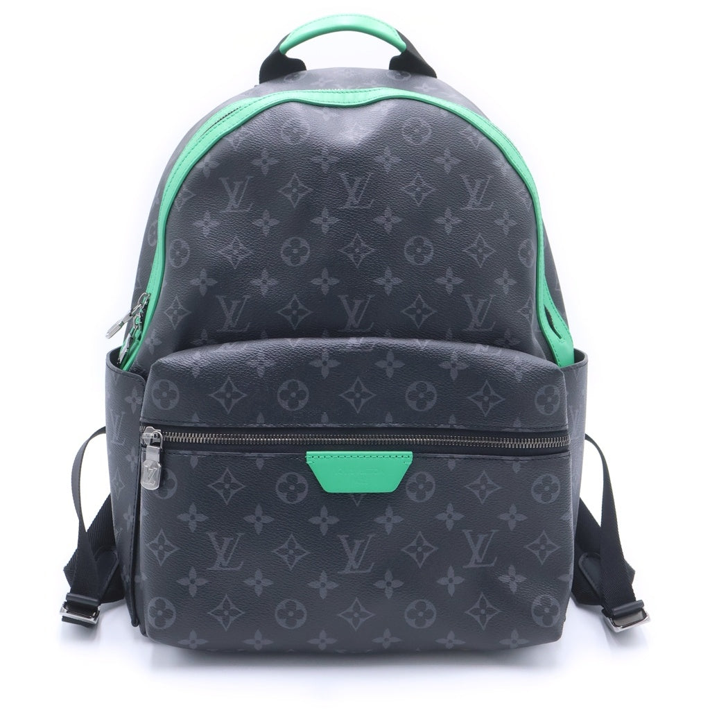 LOUIS VUITTON(ルイヴィトン) モノグラム エクリプス ディスカバリー バックパック リュックサック ブラック/グリーン M25887 レディース