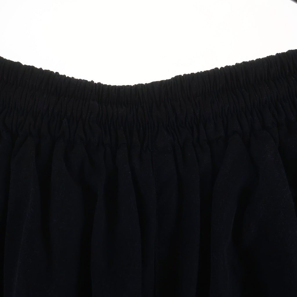 BALENCIAGA(バレンシアガ) 24SS PARIS SOCCER TRACKSUIT ナイロンオーバーサイズロングパンツ ブラック 780874 TPQ38
