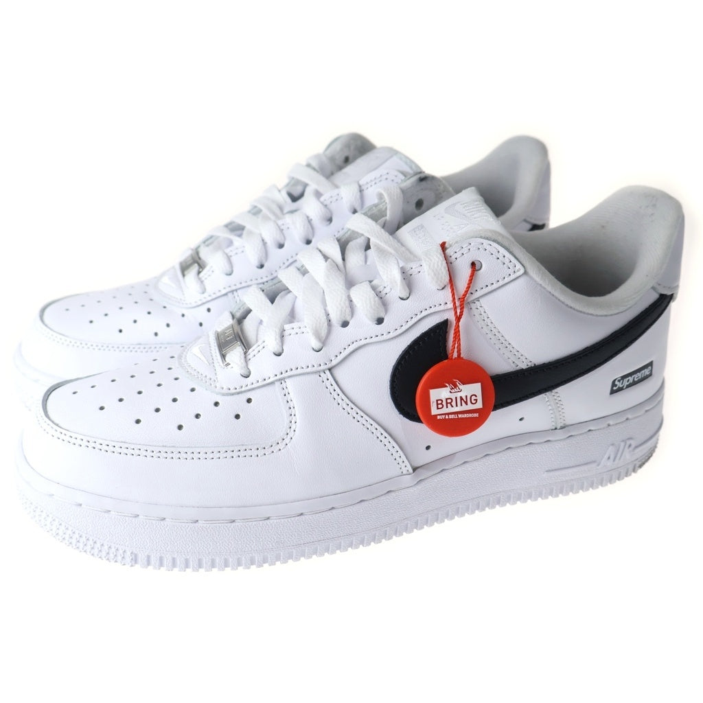 NIKE(ナイキ) ×SUPREME AIR FORCE 1 LOW CU9225-102 エア フォース 1 ローカットスニーカー ホワイト/ブラック US8/26cm