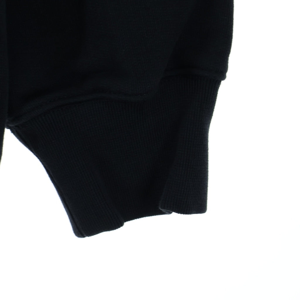 VETEMENTS(ヴェトモン) MY NAME IS VETEMENTS ZIP UP HOODIE マイネームイズヴェトモン ジップアップパーカー ブラック UA53HD200B