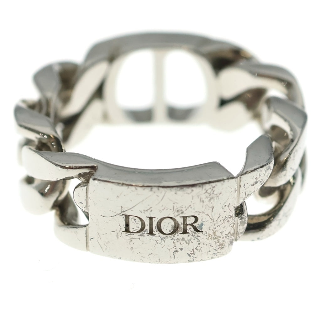 Christian Dior(クリスチャンディオール) CD ICON CDアイコン チェーンリンク シグネチャー 指輪 リング シルバー