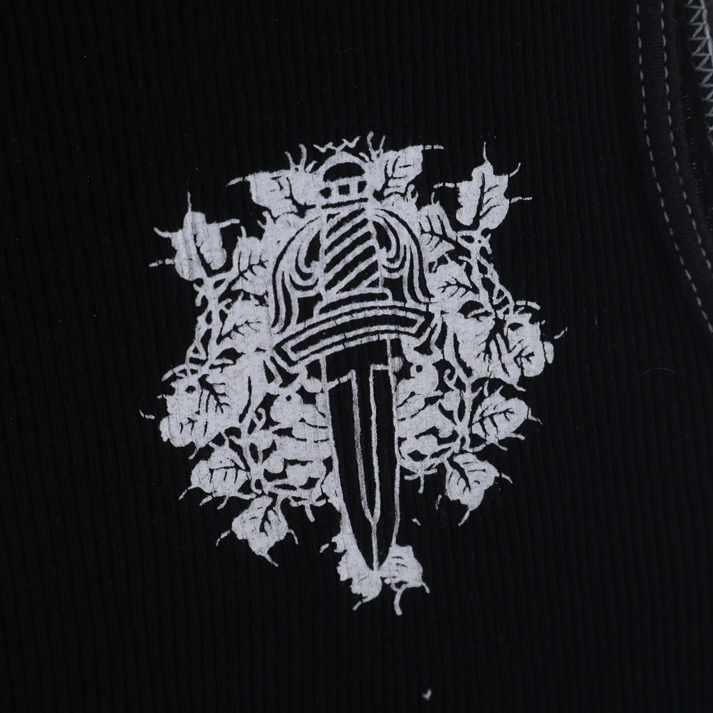 CHROME HEARTS(クロムハーツ) OLD オールド ダガー プリント タンクトップ ブラック