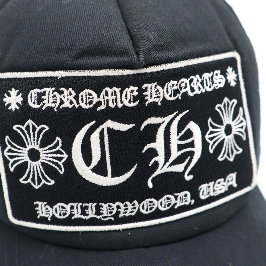 CHROME HEARTS(クロムハーツ) CH PATCH CHパッチ 迷彩 トラッカーメッシュキャップ ブラック/グリーン