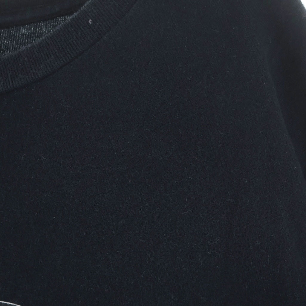 NUMBER (N)INE(ナンバーナイン) Mickey Mouse フロントプリント半袖Tシャツ カットソー ブラック