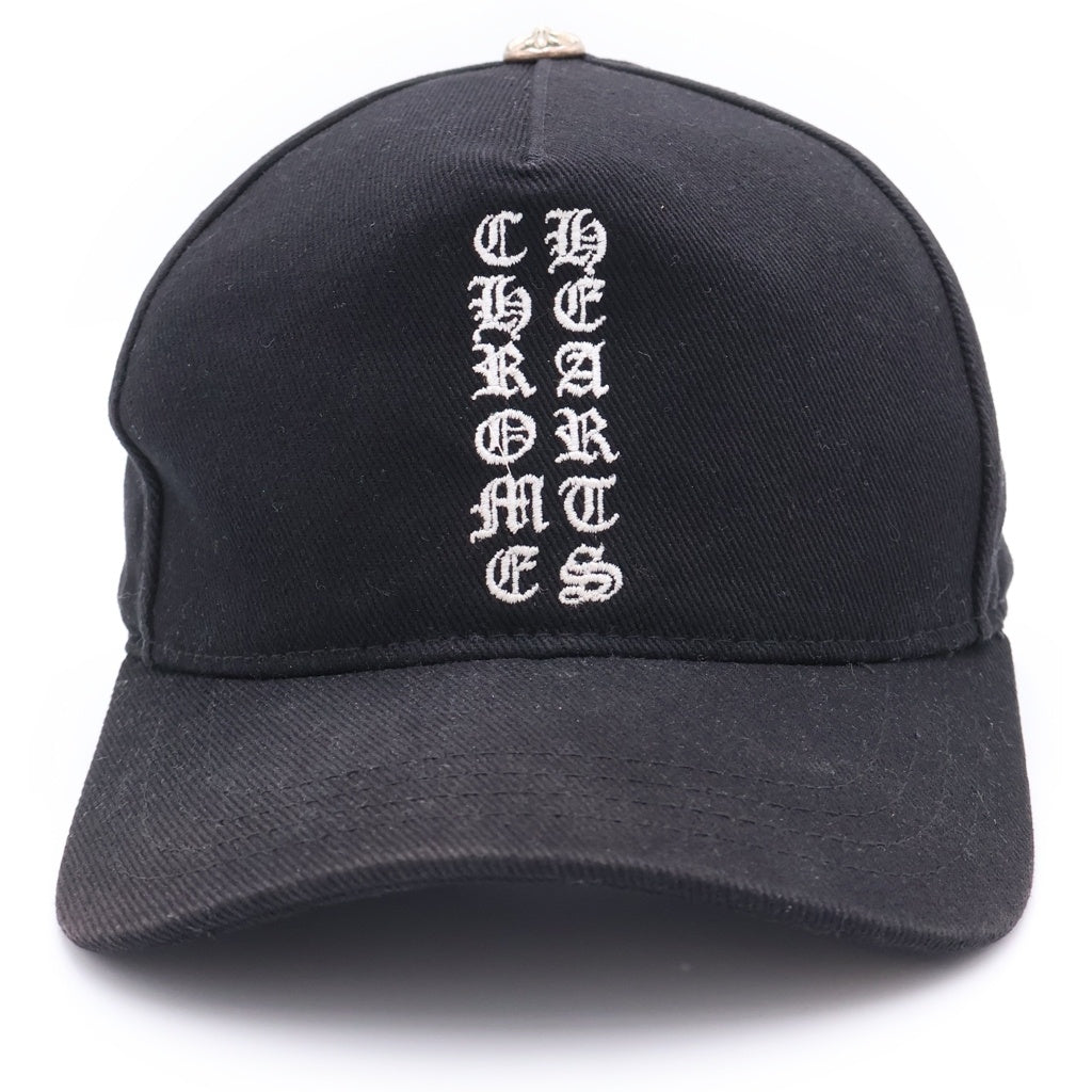 CHROME HEARTS(クロムハーツ) Vertical Logo Hat CHロゴ ベースボールキャップ 帽子 ブラック
