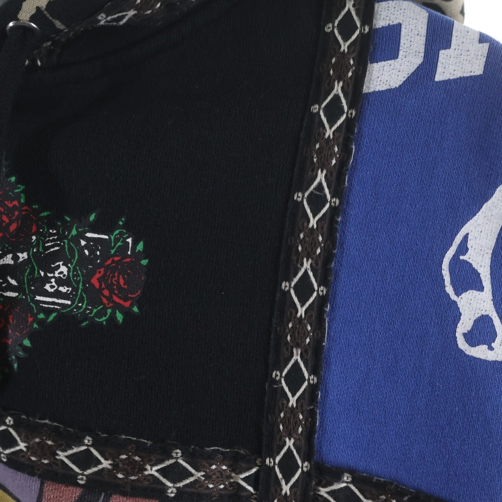 SUPREME(シュプリーム) 25AW ×Patchwork Zip Up Hooded Sweatshirt ナンバーナイン パッチワークジップアップフーディー スウェットシャツ ジップパーカー マルチ