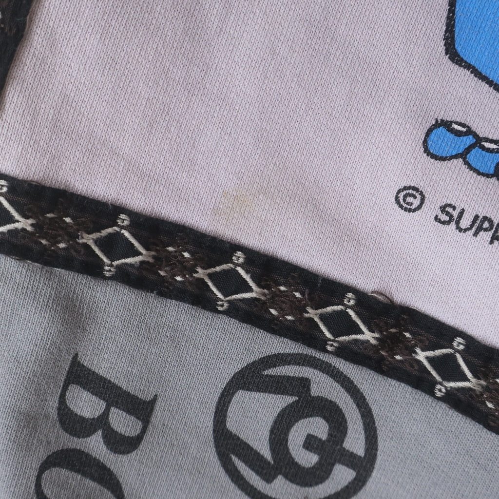 SUPREME(シュプリーム) 25AW ×Patchwork Zip Up Hooded Sweatshirt ナンバーナイン パッチワークジップアップフーディー スウェットシャツ ジップパーカー マルチ