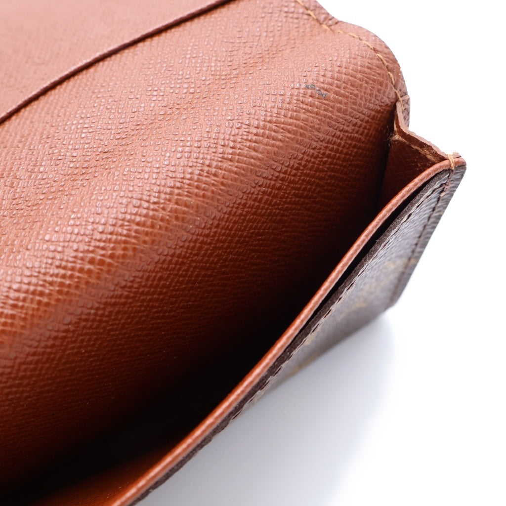 LOUIS VUITTON ミニ財布 ブラウン LOUIS VUITTON(ルイヴィトン) モノグラム アンヴェロップ カルト ドゥ