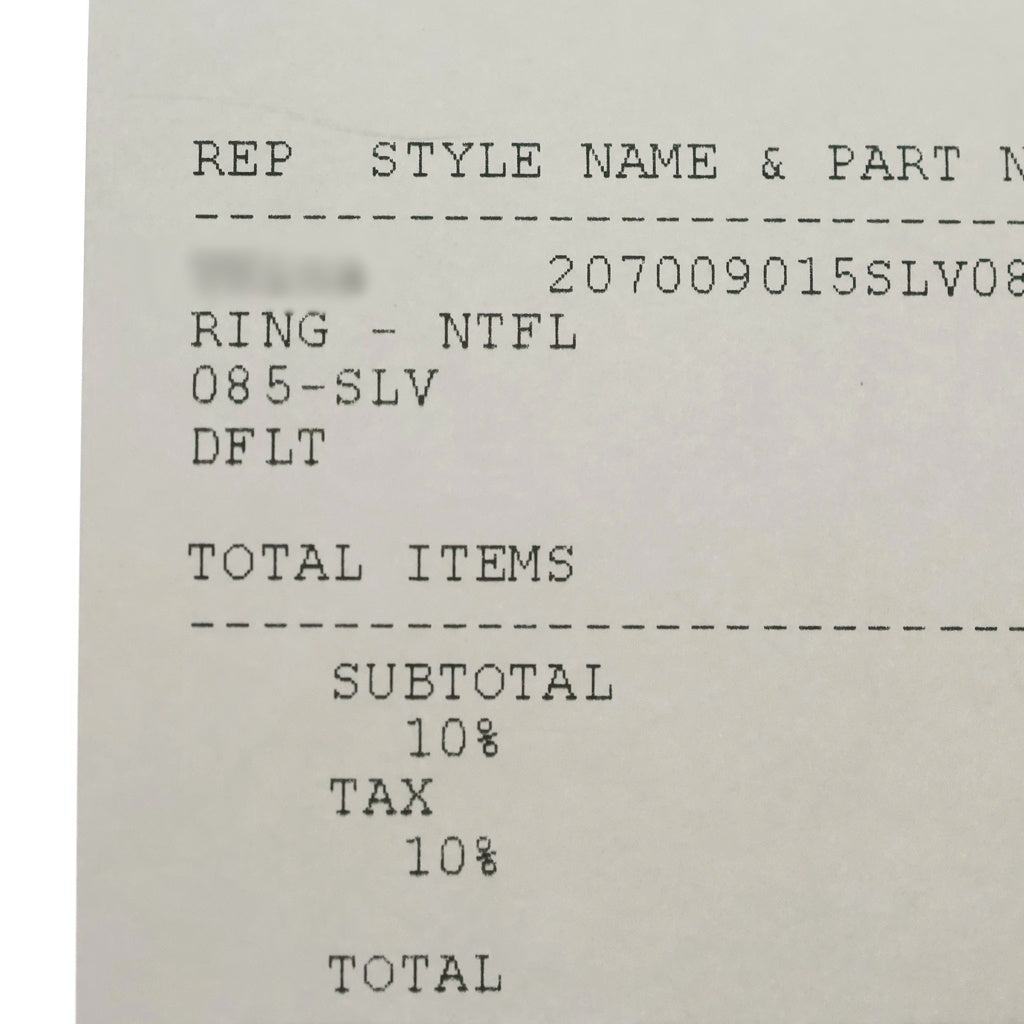 CHROME HEARTS(クロムハーツ) NTFL リング シルバー BCA344