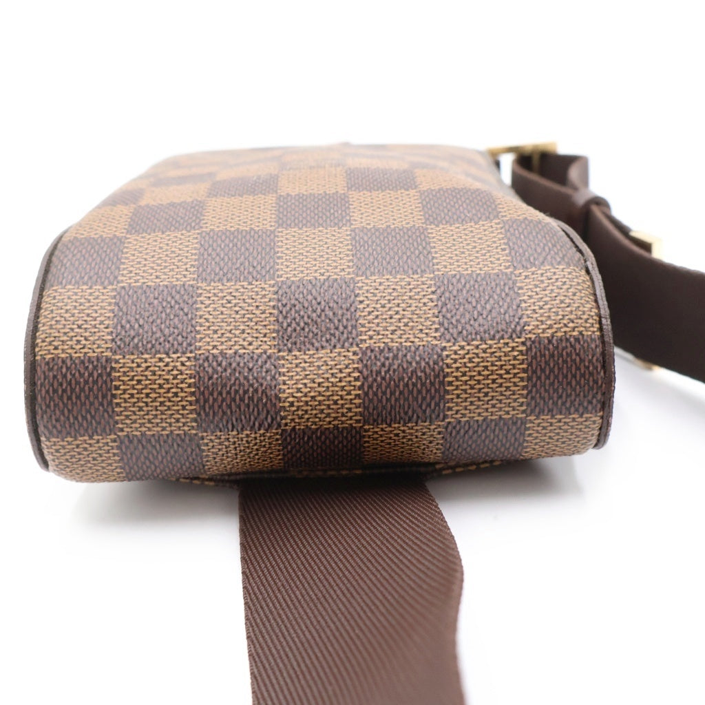 LOUIS VUITTON(ルイヴィトン) ダミエ ジェロニモス ボディバッグ ウエストバッグ ショルダーバッグ PVC レザー ゴールド金具 ブラウン N51994