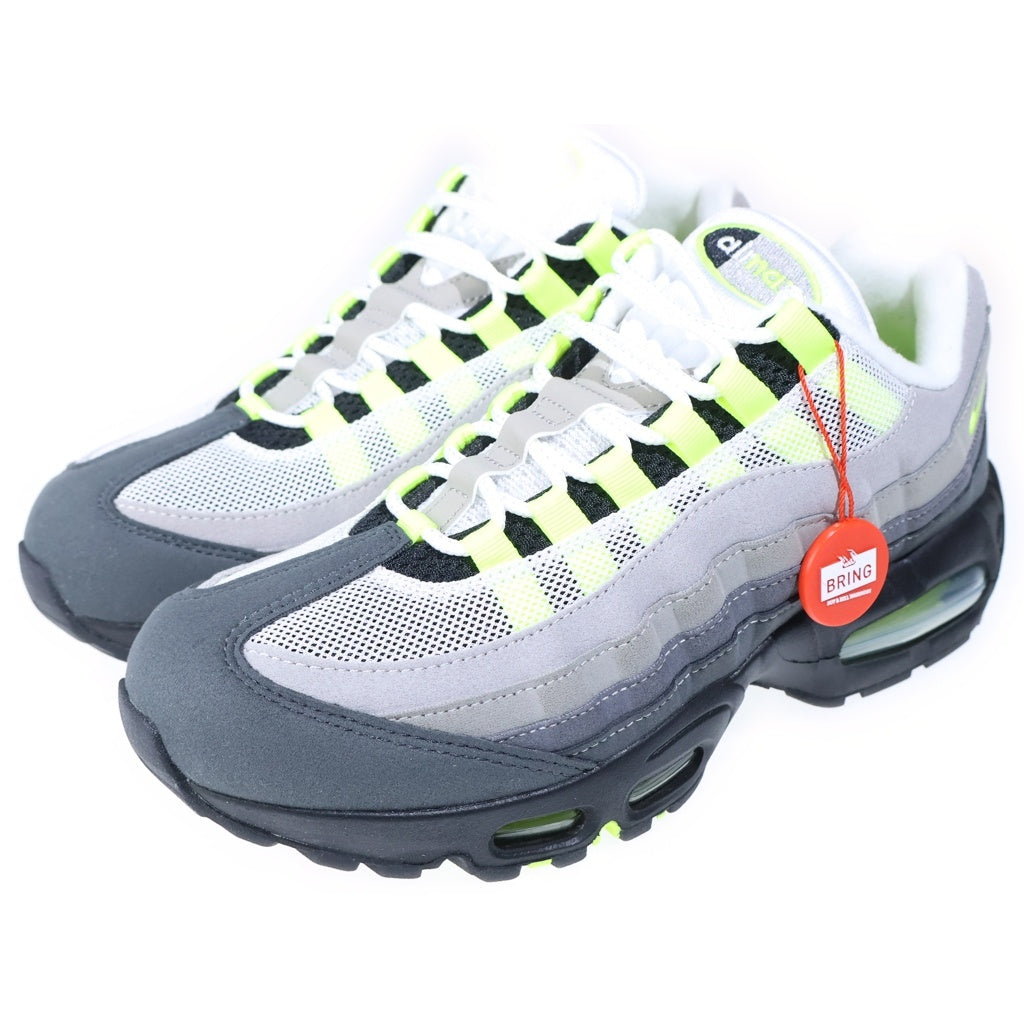 NIKE(ナイキ) AIR MAX95 OG エアマックス95 ビッグバブル 2025 ローカットスニーカー グレー/イエロー US8/26cm HM4740-001