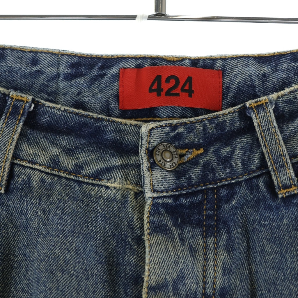 424(フォートゥーフォー) 25SS Big Daddy Denim Shorts ビッグダディー
