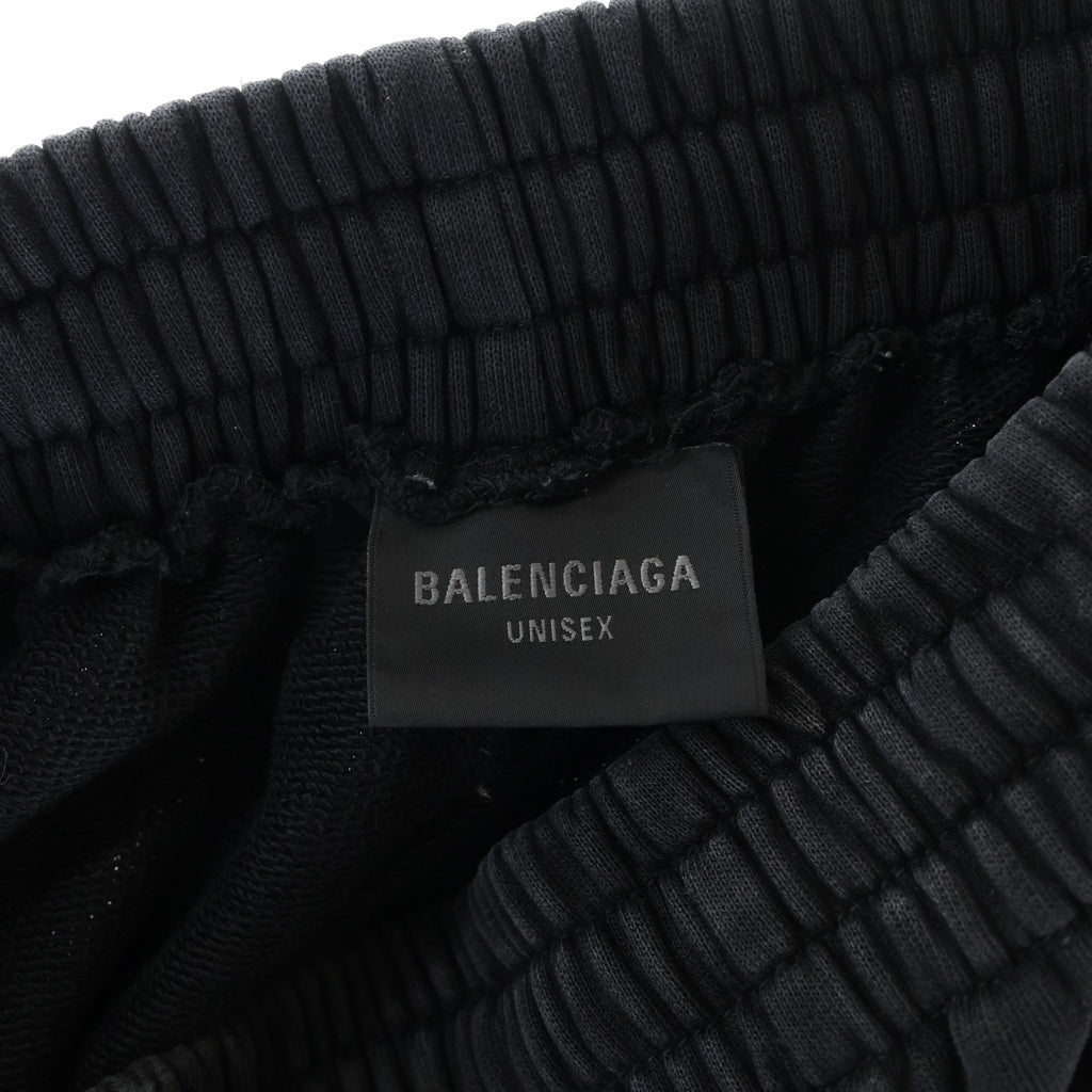 BALENCIAGA(バレンシアガ) 24SS フレイムロゴ ハーフパンツ ブラック