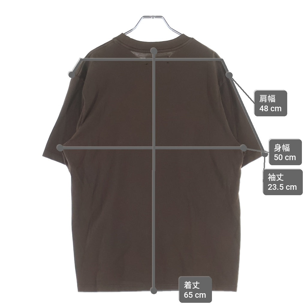 AMIRI(アミリ) 21SS Front Eagle Print Tee フロントイーグルプリント ラメ加工 Tシャツ 半袖Tシャツ カットソー ブラウン SRPS24MJG006SMRBC09