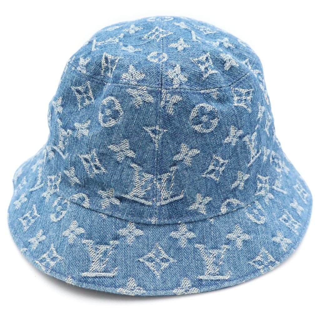 LOUIS VUITTON(ルイヴィトン) モノグラム エッセンシャル リバーシブル バケットハット 帽子 M78774 インディゴ