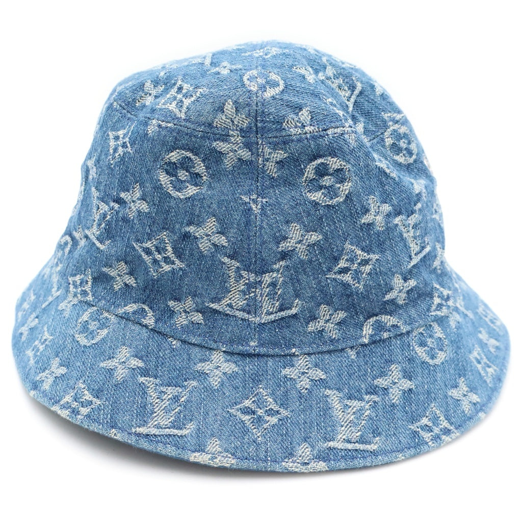 LOUIS VUITTON(ルイヴィトン) モノグラム エッセンシャル リバーシブル バケットハット 帽子 M78774 インディゴ