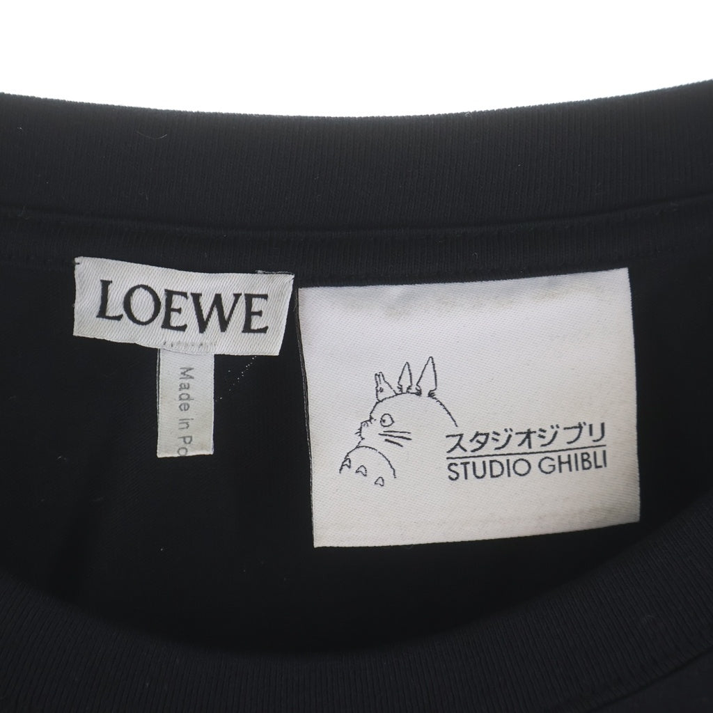 LOEWE(ロエベ) 21SS キャラクタープリント ロゴ刺繍 半袖Tシャツ カットソー ブラック S848Y22X01