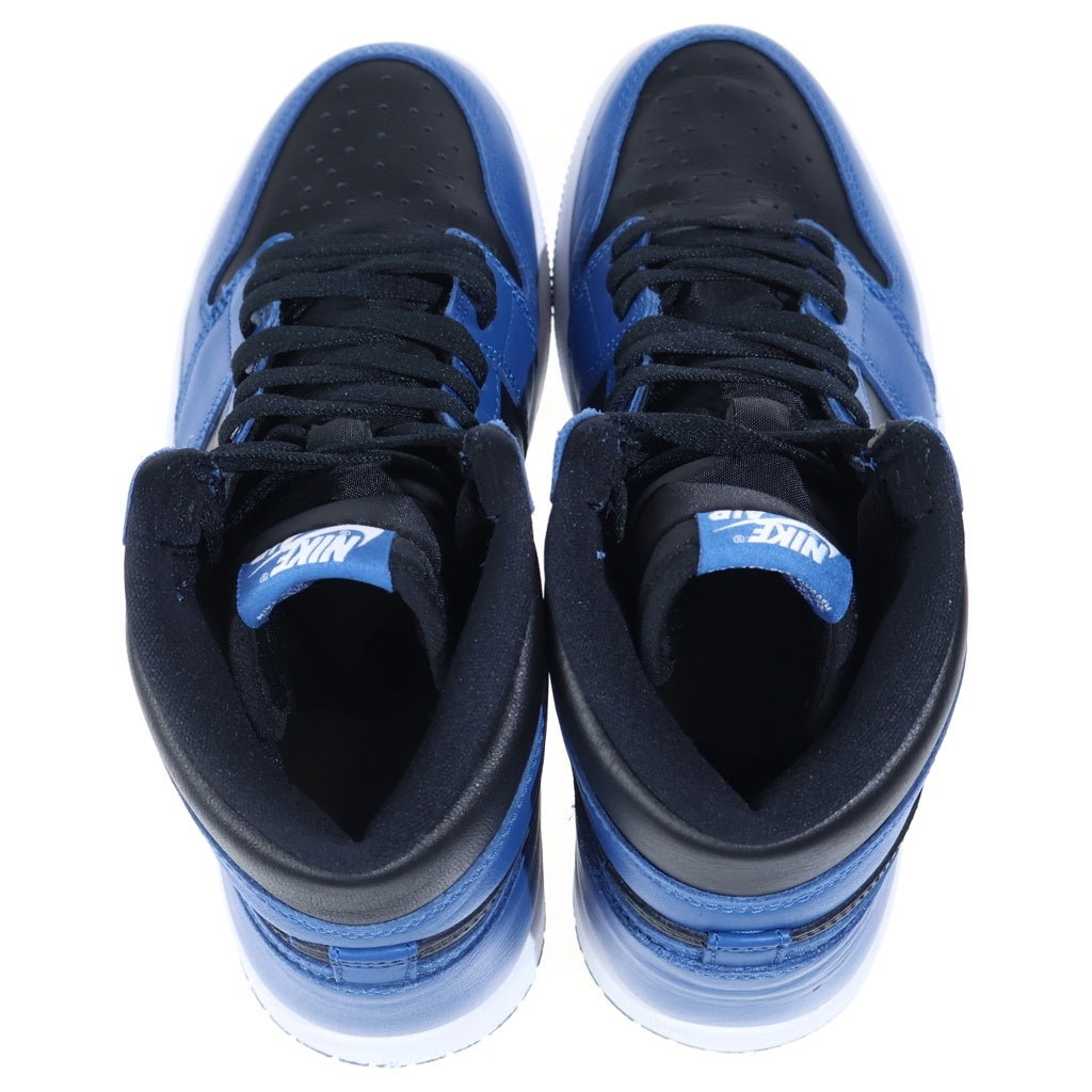 NIKE(ナイキ) AIR JORDAN 1 RETRO HIGH OG 555088-404 エアジョーダン1 レトロ ダークマリーナブルー ハイカットスニーカー US9/27cm ブラック/ブルー