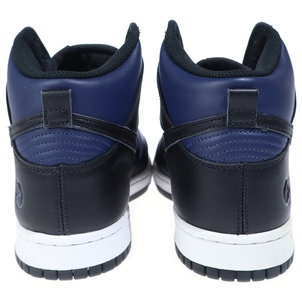 NIKE(ナイキ) ×FRAGMENT DESIGN DUNK HIGH CITY PACK MIDNIGHT NAVY DJ0383-400 フラグメント ダンク ミッドナイト ハイカットスニーカー ネイビー/ブラック US9/27cm