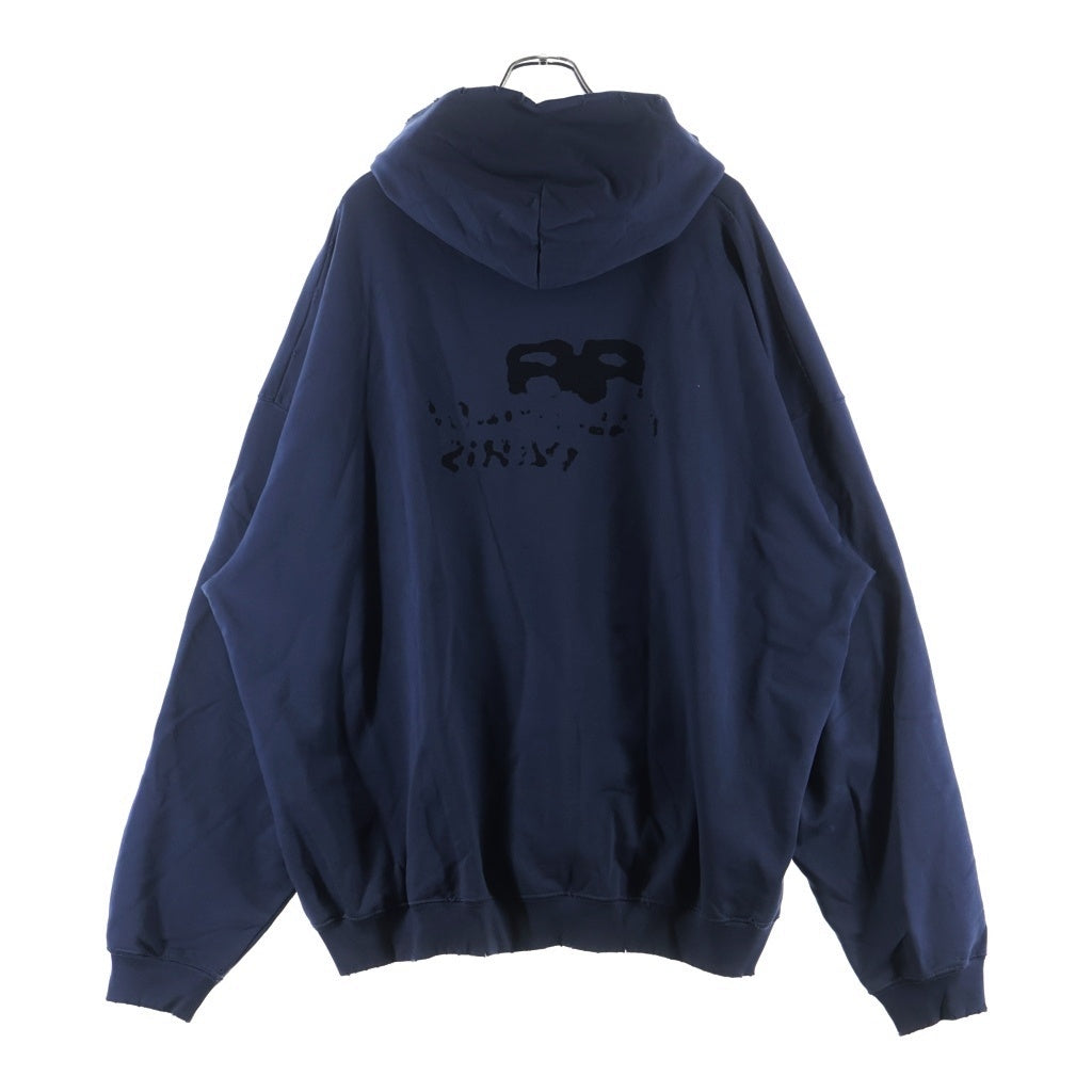 BALENCIAGA(バレンシアガ) 23SS Hand Drawn BB Icon Hoodieダメージ