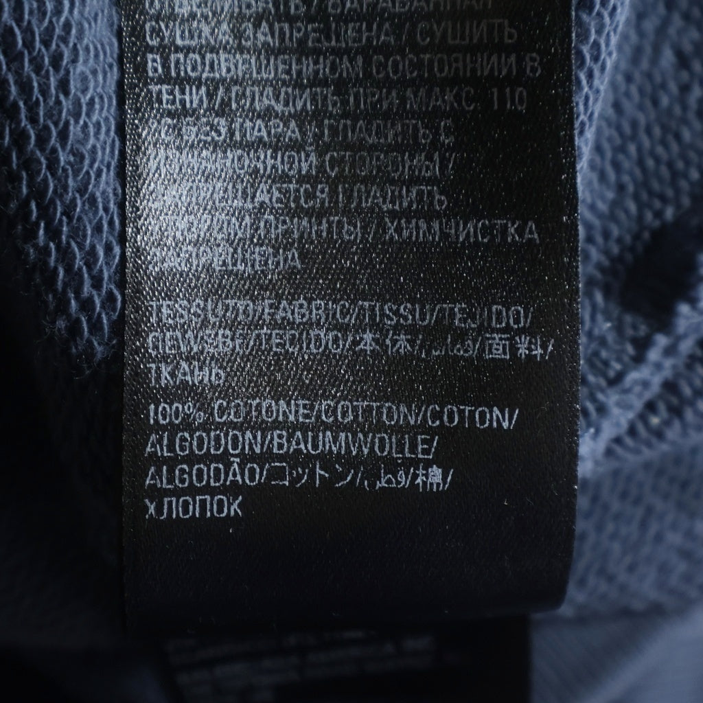 BALENCIAGA(バレンシアガ) 23SS Hand Drawn BB Icon Hoodieダメージ加工ロゴ オーバーサイズ プルオーバーパーカー ネイビー 620973 TNVQ1