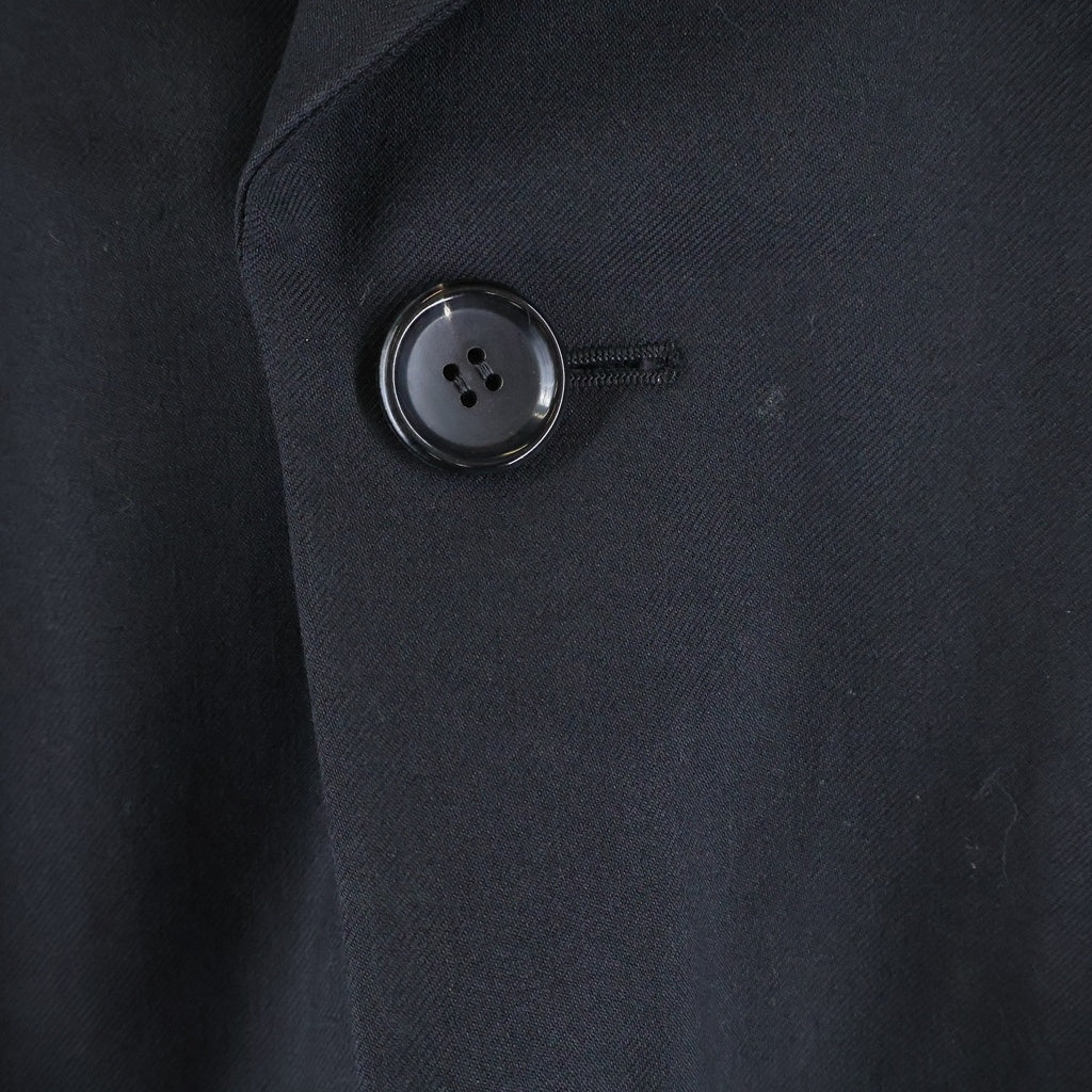 JUNYA WATANABE COMME des GARCONS(ジュンヤワタナベ コムデギャルソン) 23AW プリーツ ドッキング ケープ ジャケット ブラック
