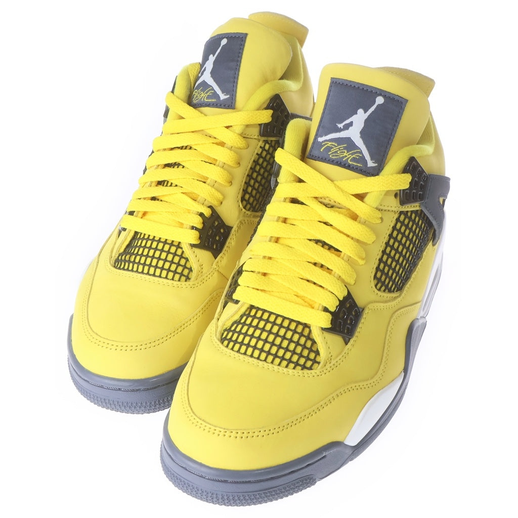 NIKE(ナイキ) AIR JORDAN 4 RETRO TOUR YELLOW CT8527-700 エアジョーダン 4 レトロ ハイカットスニーカー ツアーイエロー US10/28cm イエロー