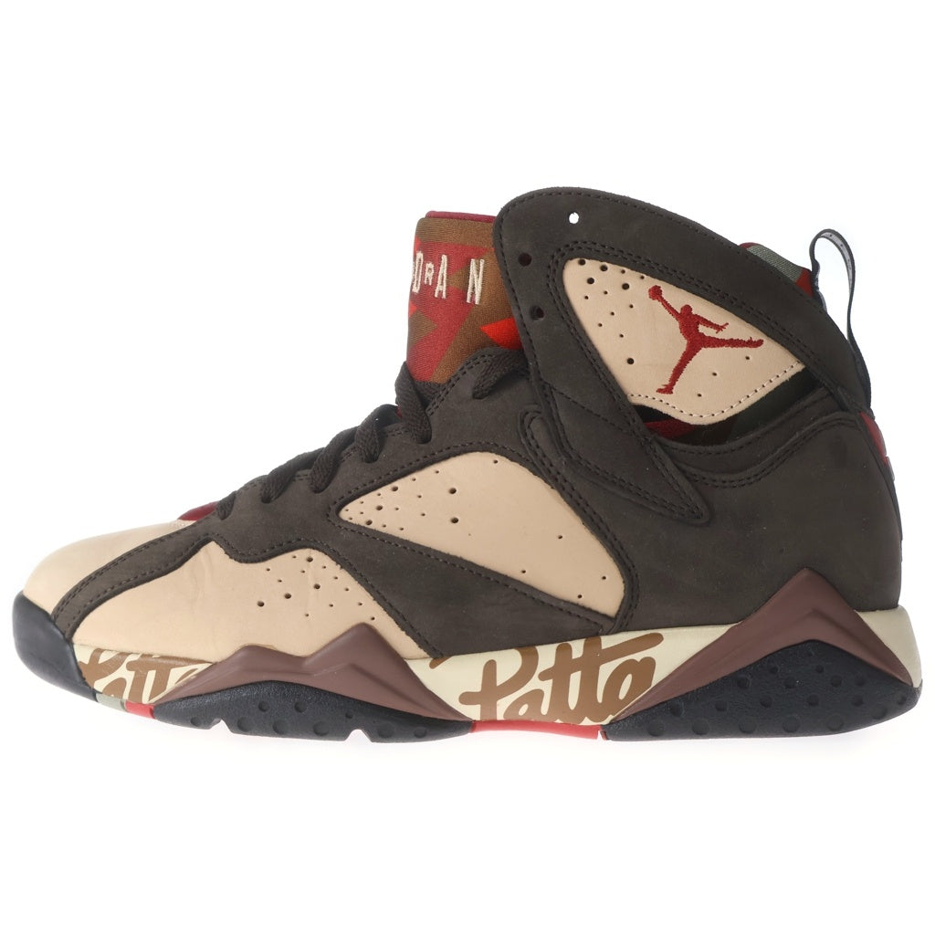 NIKE(ナイキ) ×Patta AIR JORDAN 7 OG BROWN AT3375-200 エアジョーダン7 ブラウン ハイカットスニーカー シューズ US10.5/28.5cm ブラウン