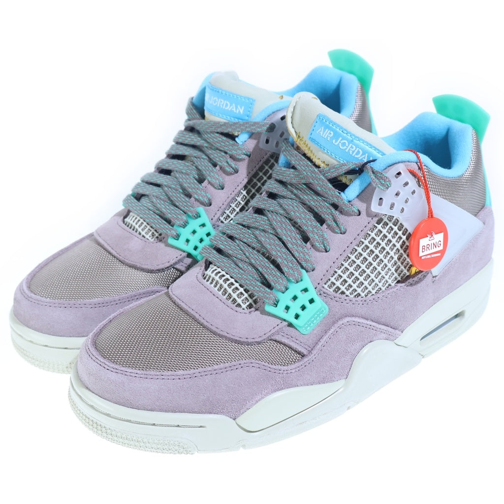 NIKE(ナイキ) ×UNION Air Jordan 4 SP Taupe Haze DJ5718-242 エアジョーダン4 SP トープヘイズ ローカットスニーカー US9.5/27.5cm グレー/ブルー