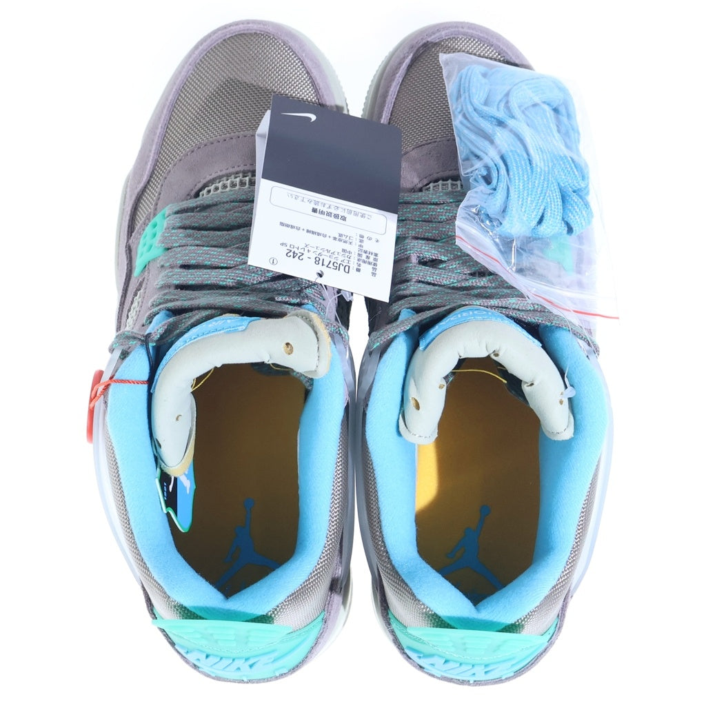 NIKE(ナイキ) ×UNION Air Jordan 4 SP Taupe Haze DJ5718-242 エアジョーダン4 SP トープヘイズ ローカットスニーカー US9.5/27.5cm グレー/ブルー
