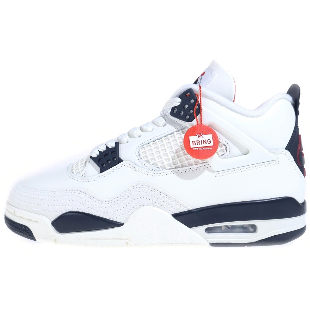 NIKE(ナイキ) AIR JORDAN 4 RETRO OG FC FLIGHT CLUB IM4002-100 エアジョーダン4 フライトクラブ ハイカットスニーカー ローカットシューズ ホワイト US9/27cm