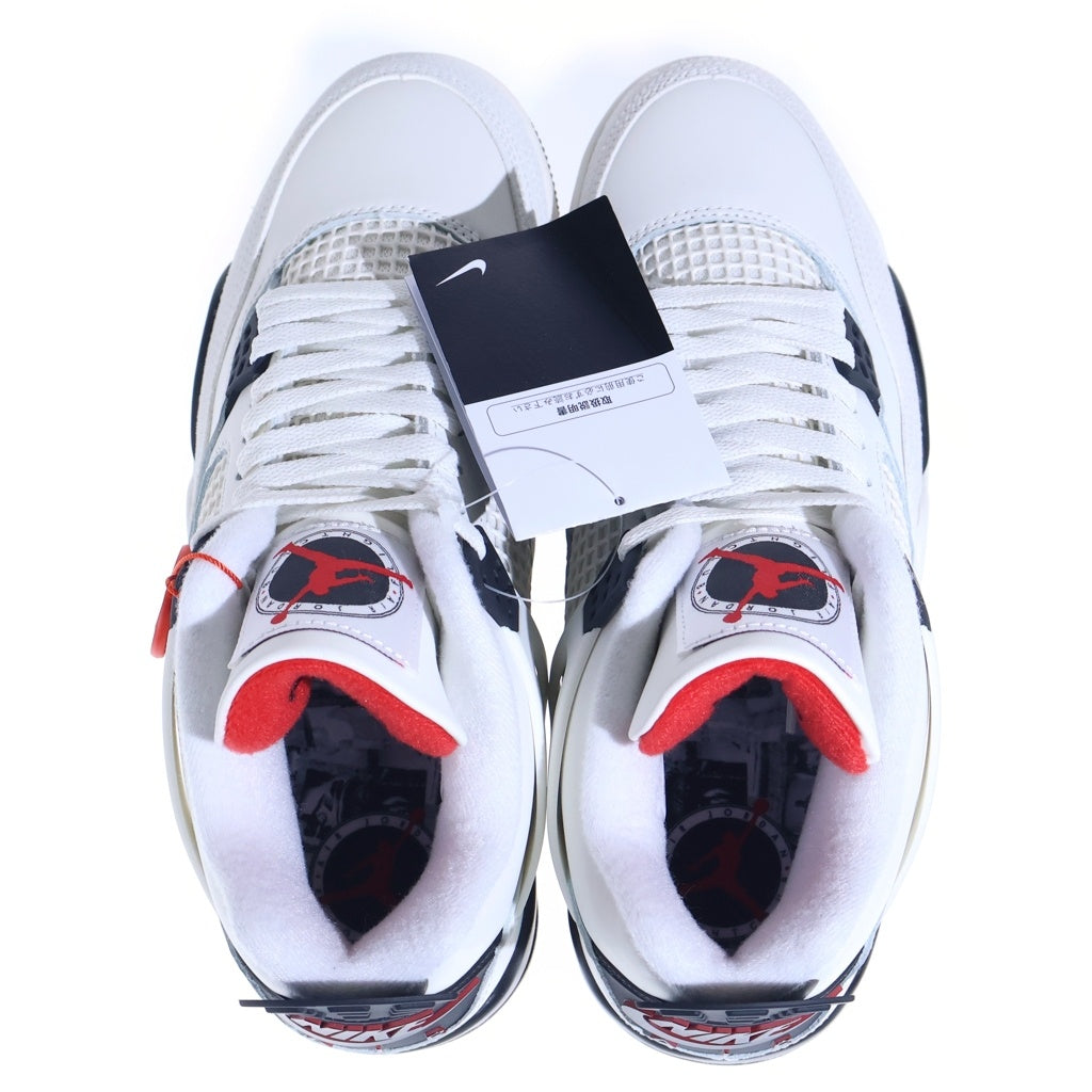 NIKE(ナイキ) AIR JORDAN 4 RETRO OG FC FLIGHT CLUB IM4002-100 エアジョーダン4 フライトクラブ ハイカットスニーカー ローカットシューズ ホワイト US9/27cm