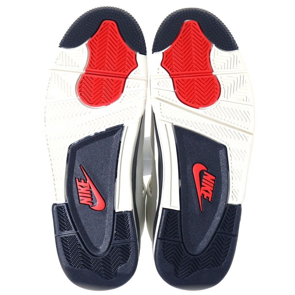 NIKE(ナイキ) AIR JORDAN 4 RETRO OG FC FLIGHT CLUB IM4002-100 エアジョーダン4 フライトクラブ ハイカットスニーカー ローカットシューズ ホワイト US9/27cm