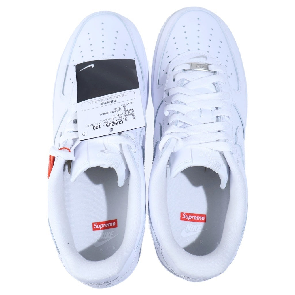 SUPREME(シュプリーム) ×NIKE AIR FORCE 1 LOW CU9225-100 ナイキ エア フォース 1 ローカットスニーカー ホワイト US9/27cm
